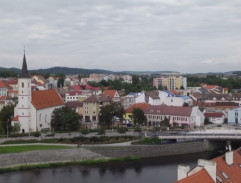 Strakonice z věže Rumpál