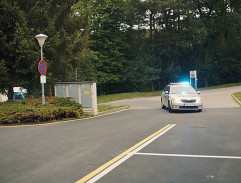 Příjezd do nemocnice