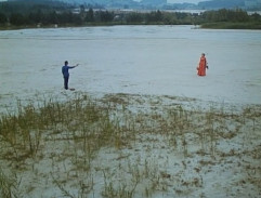 Střelba na rybníku