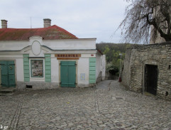 Sara před pekárnou