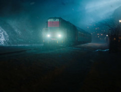 Příjezd vlaku s Johnem Wickem