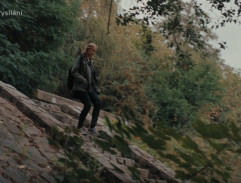 Schodiště k rybníku