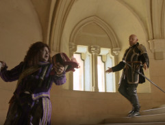 Točité schodiště na zámku