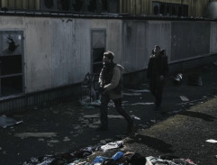 Zadní část průmyslového komplexu