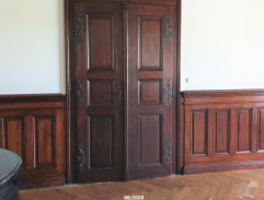 Beáta s Jitkou v jídelně