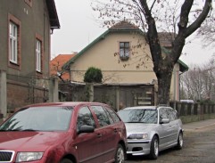 Před domkem rodičů