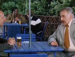 V zahradní restauraci