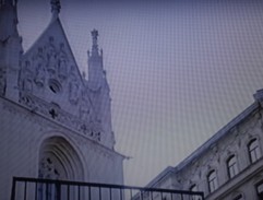 Lydie a Václav u vídeňského kostela