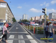 odbočka na konečnou