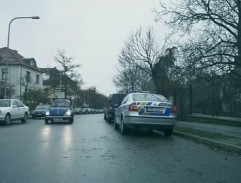 Ulice před vilou Hálkových