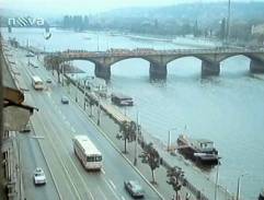 Pohled ze střechy domu