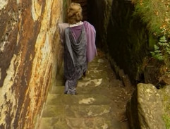 Jaromír na schodišti