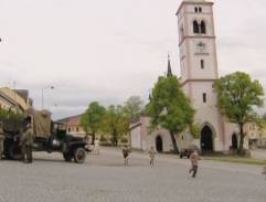 námestie v Kašperských Horách