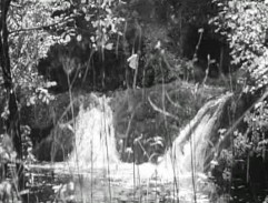 Karel IV. běží od řeky