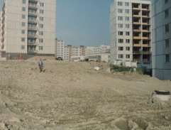 filmový záběr sídliště