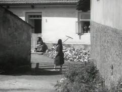 Dvůr před Vojtovým domem