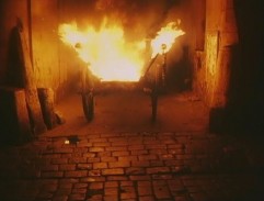 hořící žebřiňák