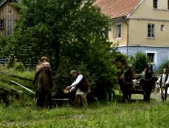 Dešťová víla ve vesnici