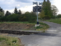 železničný prejazd v Plánici