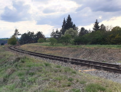 železničná trať nad Plánicou