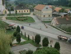 Námestie v Plánici v roku 1968