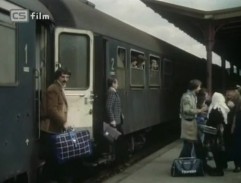 želežničná stanica - nástupisko