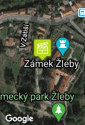 Zámek z boční strany